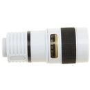 Telescope Camera Lens HD 8X Optical Telescope Camera Lens for Mobile Phone with Universal Clip Suitable for iPhone Samsung Asus Sony iPad White