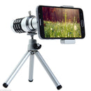 12X Zoom Mobile Phone Camera Mini Clip-on Telescope Objective Lens for iPhone 5 6 7 Samsung Galaxy S6 S7