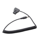 Coiled D-Tap to Straigth DC Cable for DSLR Rig Power V-Mount Anton Battery