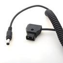 Coiled D-Tap to Straigth DC Cable for DSLR Rig Power V-Mount Anton Battery