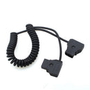 100cm Coiled D-TAP to Dtap M/M Cable for DSLR Rig Cable for Anton Bauer Battery