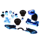 Chrome Custom Full Button Mod Kit Dpad Bumper Trigger For Xbox One Blue