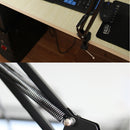 Mic Studio Microphone Suspension Boom Scissor Arm Stand with Shock Mount