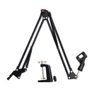 Mic Studio Microphone Suspension Boom Scissor Arm Stand with Shock Mount