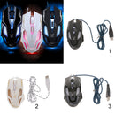 Optical 2400dpi Gaming Mouse Adjustment USB Wired for Gamer Computer Dota