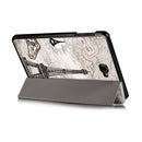 Retro Tower Artificial Leather Folio Case Pattern Cover for Samsung Galaxy Tab A 10.1 P585/P580