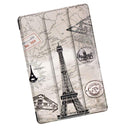 Retro Tower Artificial Leather Folio Case Pattern Cover for Samsung Galaxy Tab A 10.1 P585/P580
