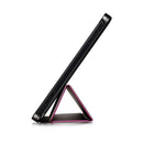Golden Tri-Fold PU Leather Smart Stand Case for Samsung Galaxy Tab A 10.1 P585/P580