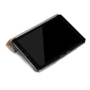 Golden Tri-Fold PU Leather Smart Stand Case for Samsung Galaxy Tab A 10.1 P585/P580