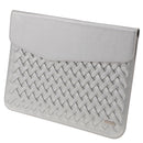 Artificial Leather Sleeve Case Bag Pouch Cover for Macbook 13inch Laptop Silver