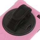 Heavy Duty Shockproof Stand Protector Case Pink For Amazon Fire 7