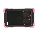 Heavy Duty Shockproof Stand Protector Case Pink For Amazon Fire 7