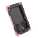 Heavy Duty Shockproof Stand Protector Case Pink For Amazon Fire 7