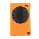 Heavy Duty Shockproof Stand Tablet Protector Case Orange For Amazon Fire 7