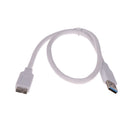 White Silicone USB3.0 2.5'' External Hard Drive Mobile Disk HDD Enclosure/Case Box