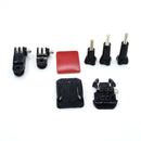 8 in 1 Accessories Kit Action Camera Helmet Side Base Mount for GoPro Hero