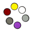 58mm Lens Filter Adaptor + CPL UV ND2 Red Yellow Purple Filter Set Round Circle for Gopro Hero 4 Session