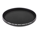FOTGA Fader Variable Adjustable ND Filter ND2 to ND400 for DSLR Camera 62mm