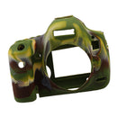 Anti-Scratch Soft Silicone Protective Body Cover Case Skin for Canon 5D3 DSLR Camera Camo