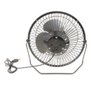 6'' Fan Portable Mini Desktop Desk Table Electric Fans Travel Home Office Gray