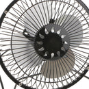 6'' Fan Portable Mini Desktop Desk Table Electric Fans Travel Home Office Gray