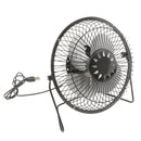6'' Fan Portable Mini Desktop Desk Table Electric Fans Travel Home Office Gray