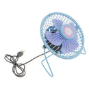 4'' Mini Desk Table Fan Laptop Cooler Cooling Fans Desktop Small USB Powered