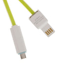 2 in 1 USB Data Charging Charger Cable OTG Cord for Android Phones iPhone Green