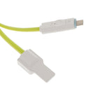 2 in 1 USB Data Charging Charger Cable OTG Cord for Android Phones iPhone Green