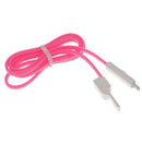 2 in 1 USB Data Charging Charger Cable OTG Cord for Android Phones iPhone Rose Red