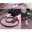 2 in 1 USB Data Charging Charger Cable OTG Cord for Android Phones iPhone Black