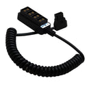 Photo Studio Accessories Male D-Tap B Type Power Tap to 4 Female D-Tap P-Tap Hub Adapter for Photography Power