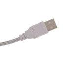 Cool USB Mini Fan Colorful LED Light Flexible Gooseneck For Laptop PC