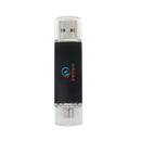 DOVEWILL 2 in 1 OTG Micro USB 2.0 Flash Pen Drive Memory Stick for Android Phone PC Black 64GB