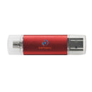 DOVEWILL 2 in 1 OTG Micro USB 2.0 Flash Pen Drive Memory Stick for Android Phone PC Red 64GB