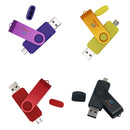 Swivel USB 2.0 Flash Memory Key Stick Pen Drive Storage Thumb U Disk Yellow 64GB