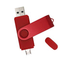 Swivel USB 2.0 Flash Memory Key Stick Pen Drive Storage Thumb U Disk Red 64GB