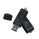 Swivel USB 2.0 Flash Memory Key Stick Pen Drive Storage Thumb U Disk Black 64GB