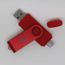 Swivel USB 2.0 Flash Memory Key Stick Pen Drive Storage Thumb U Disk Red 8GB