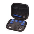 8pcs Bumper Button for Xbox One Elite Controller + Screwdriver +Storage Bag Blue