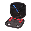 8Pcs Thumb Grips Stick +Bumper Trigger Button for XBOX ONE Elite Controller Red