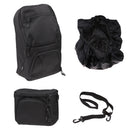 Multi-functional Large Capacity 2in 1 Camera Shoulder Bag Waterproof Backpack Laptop Case Bag Purple