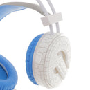 Wired Gaming Headset LED Headphones Surround for Mac Laptop Computer White