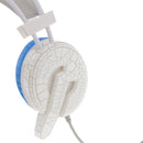 Wired Gaming Headset LED Headphones Surround for Mac Laptop Computer White