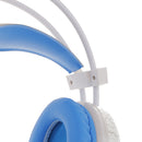 Wired Gaming Headset LED Headphones Surround for Mac Laptop Computer White