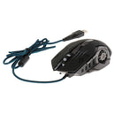 4000DPI Optical Adjustable 6D Button Wired Gaming Game Mice for Laptop PC Black