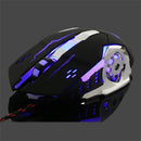 4000DPI Optical Adjustable 6D Button Wired Gaming Game Mice for Laptop PC Black