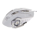 4000DPI Optical Adjustable 6D Button Wired Gaming Game Mice for Laptop PC White