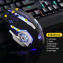 4000DPI Optical Adjustable 6D Button Wired Gaming Game Mice for Laptop PC White