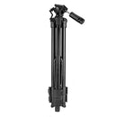 VT-930 Camera Tripod with 1/4" Screw Pan Tilt Head & Phone Clip for DSLR